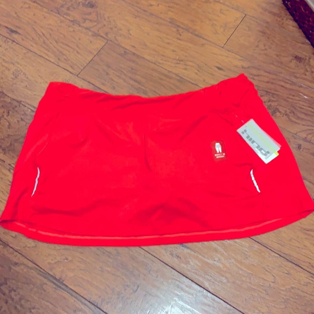 Hind Coral Stretchy Skort